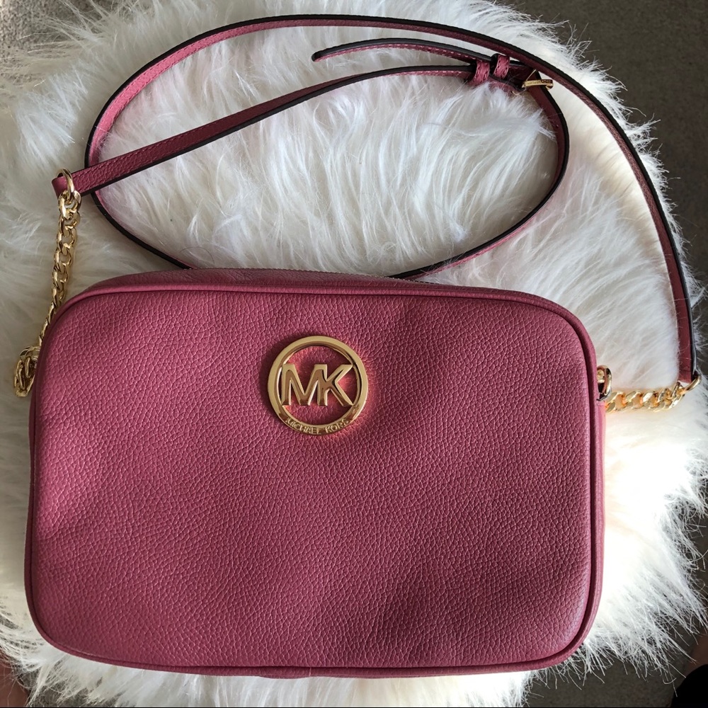 {Michael Kors} Fulton crossbody pink NWT